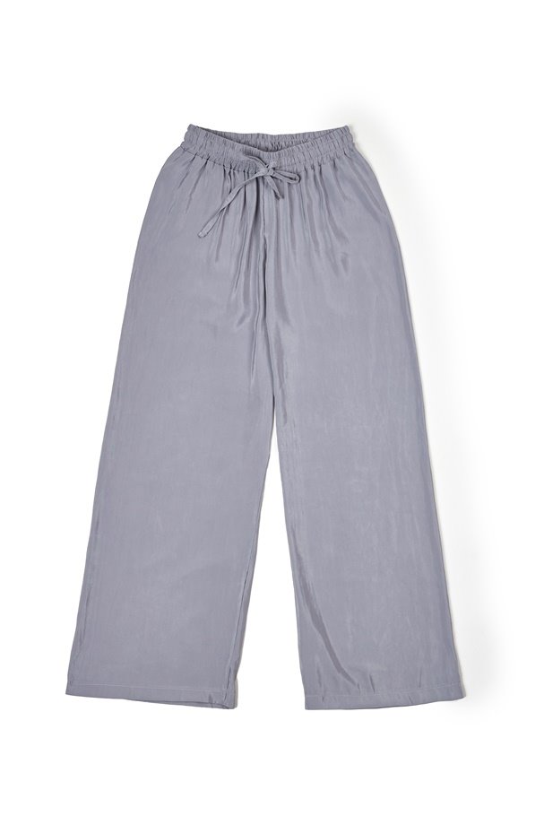 Relax Silky Pants_Gray